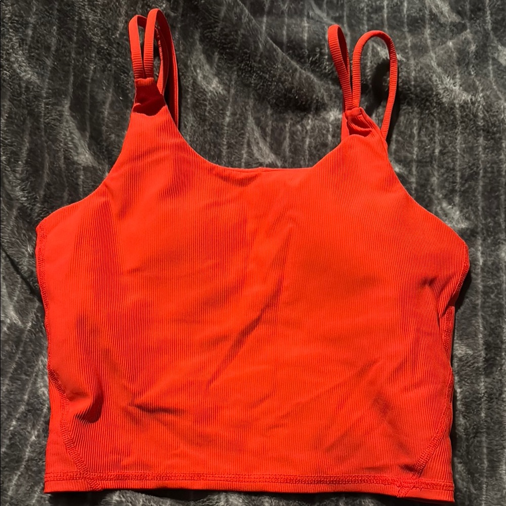 Vibrant Orange Tank Top